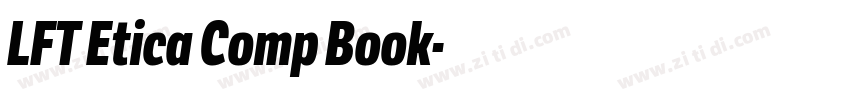 LFT Etica Comp Book字体转换